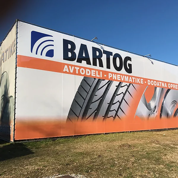 Reklamni velikoformatni transparent Bartog